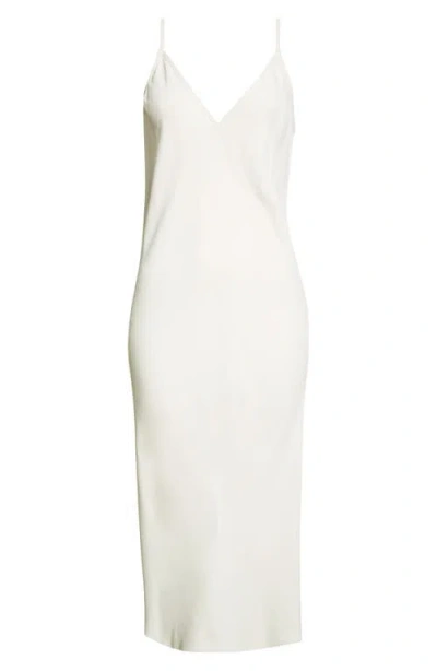 Rick Owens Cupro Japonette Slipdress In Dinge