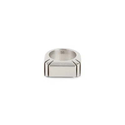 Rick Owens Cut Beveled Ring Men