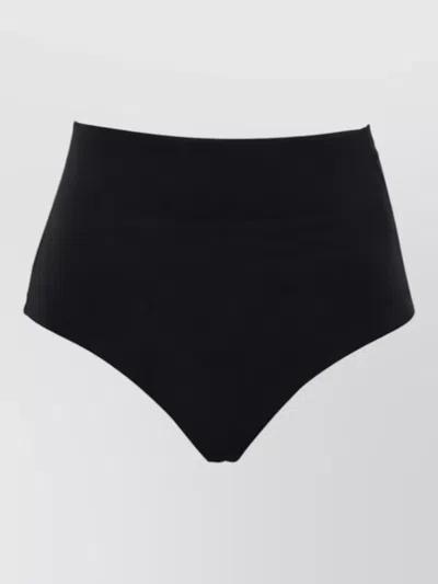 Rick Owens Cut Out High Waist Strapless Bikini Set In Black