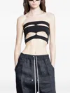 Rick Owens Cut-out Tank Top In Black