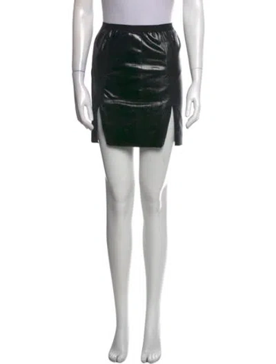 Pre-owned Rick Owens Cutout Accent Knee-length Skirt In Multi