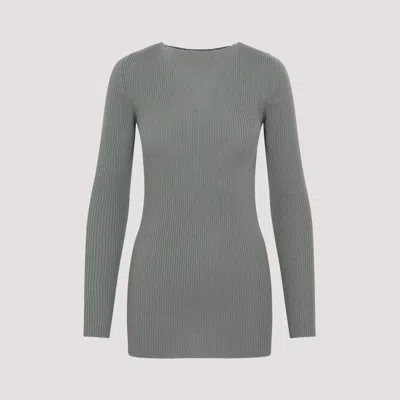 Rick Owens Cut-out-back Sweatshirt In Green