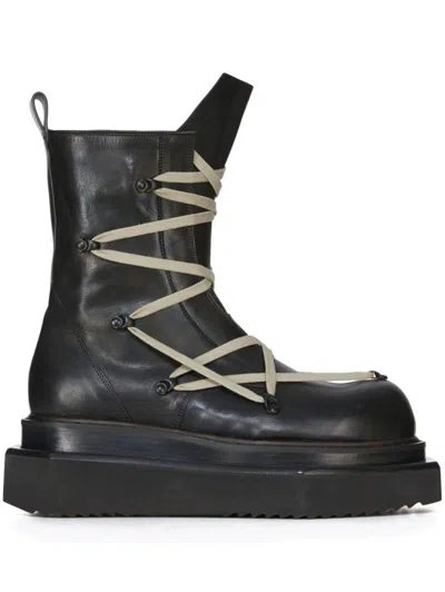 Rick Owens Cyclops Ankle Boots In Schwarz