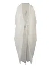 Rick Owens Cyclops Fur Coat In White