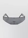 Rick Owens Cyclops Geometric Sunglasses Metal Frames In Gray
