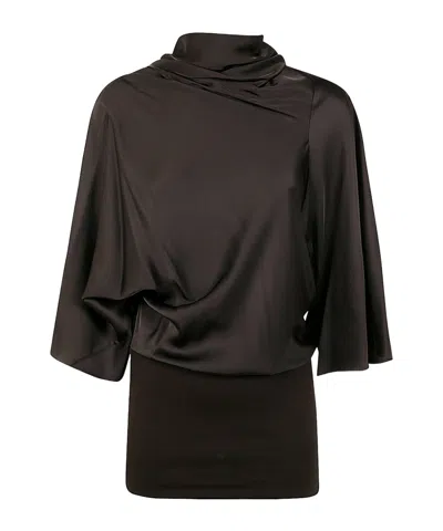 RICK OWENS RICK OWENS CYLINDER DRAPED TOP