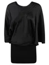 Rick Owens Women's Cylinder Top T-shirt In Black