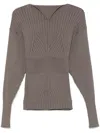 Rick Owens Dafne Sweater In Brown