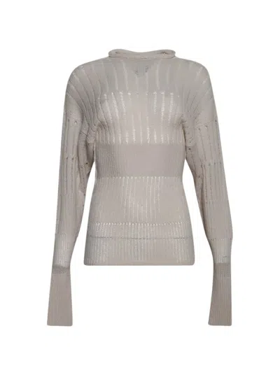 Rick Owens Dafne Sweater Dinge In Neutrals