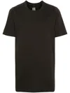 Rick Owens Level Organic-cotton T-shirt In Dark Brown