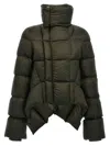 Rick Owens Naska Duvet Down Jacket In Dark Green
