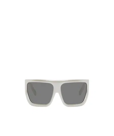 Rick Owens Davis Oversized Sunglasses In Gray