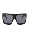 Rick Owens Davis Sunglasses In Black