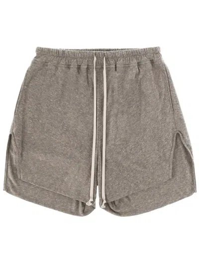 Rick Owens Dbl Boxers Shorts In Gray