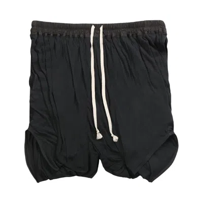 Pre-owned Rick Owens Dbl Long Boxers Shorts 'black' | Men's Size 50