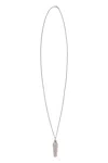 Rick Owens Necklace Featuring Decorative Pendant In Silver
