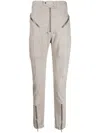 Rick Owens Cotton Track Pants In Grey
