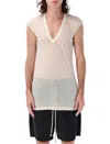 Rick Owens Off-white Hollywood Dylan T-shirt In Beige