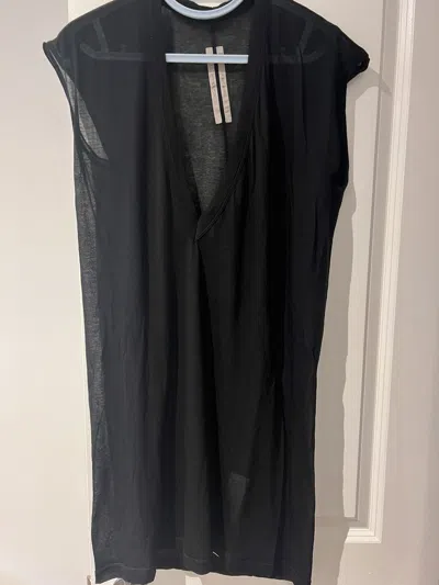 Pre-owned Rick Owens Deep V Tee