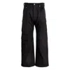 Rick Owens Trousers With Cargo Pockets And Wide Leg In Black