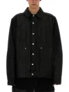Rick Owens Collared Long Sleeves Jacket With Adjustable Cuffs