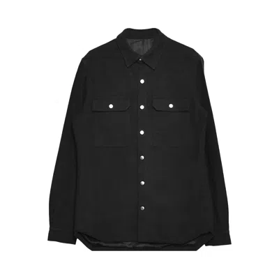 Pre-owned Rick Owens Denim Jacket 'black' | Men's Size 52