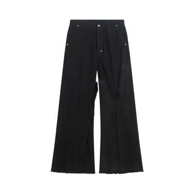 Pre-owned Rick Owens Denim Joris Trousers 'black' | Men's Size 30