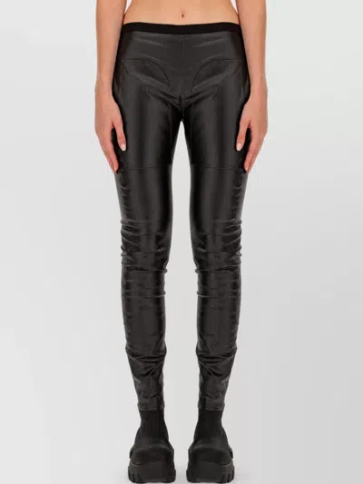 Rick Owens Denim Skinny Trousers In Black