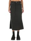 Rick Owens Women's Denim Skirt