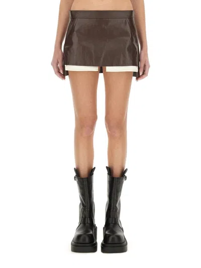Rick Owens Denim Skirt
