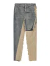 Rick Owens Denim Skirt In Blue