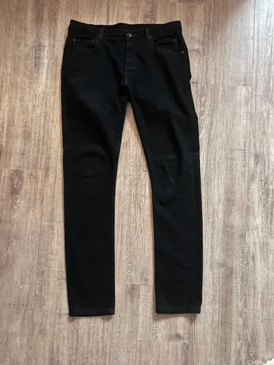 Pre-owned Rick Owens Detroit Jeans In Black