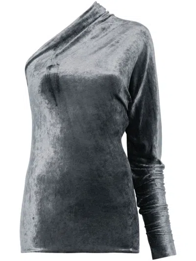 Rick Owens Diana Top In Grey