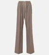 Rick Owens Weite Hose Dietrich Aus Einem Baumwolle In Grau