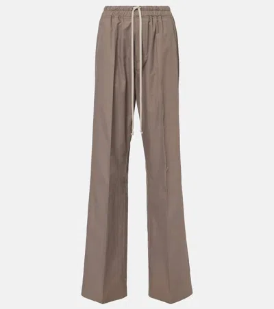 Rick Owens Weite Hose Dietrich Aus Einem Baumwolle In Grau