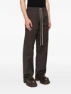 Rick Owens Dietrich Drawstring-waistband Loose Pants In Brown