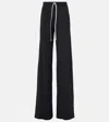 Rick Owens Drawstring Bias Trousers Featuring Pockets In Black
