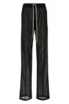 Rick Owens Drawstring Geth Belas Pants In Black