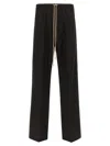 Rick Owens Dietrich Drawstring Trousers Featuring Back Pocket In Black
