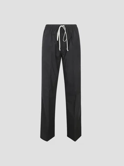 Rick Owens Dietrich Drawstring Pants In Black