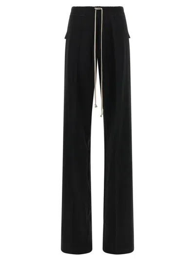Rick Owens Dietrich Trousers In Black