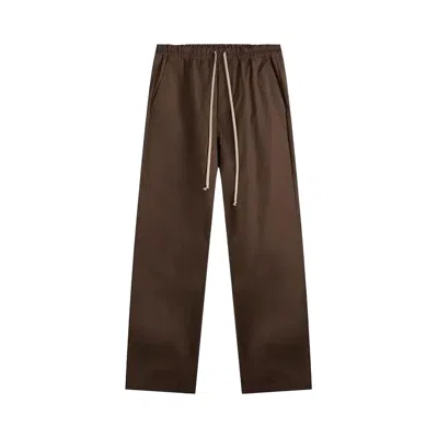Pre-owned Rick Owens Dietrich Drawstring Pants 'dark Dust' | Brown | Men's Size 54
