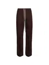 Rick Owens Dietrich Drawstring Pants Mahogany