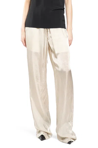 Rick Owens Dietrich Drawstring Pants In Neutral