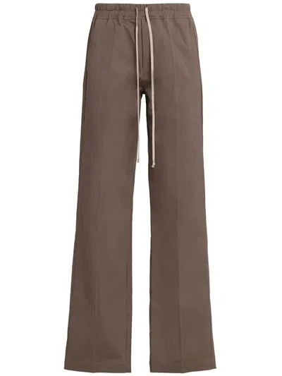 Rick Owens Dietrich Drawstring Pants In Brown
