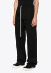 Rick Owens Dietrich Drawstring-waistband Loose Pants In Black