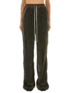 Rick Owens Straight Trousers With Button And Flap Pockets In Black