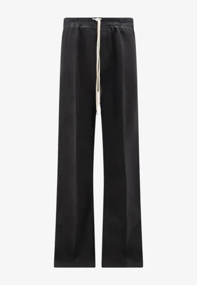 Rick Owens Dietrich Straight-leg Pants In Gray