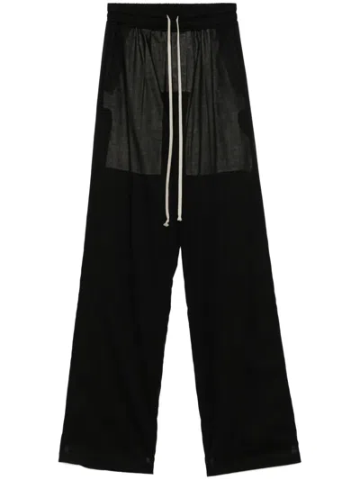 Rick Owens Dietrich Trousers In Black