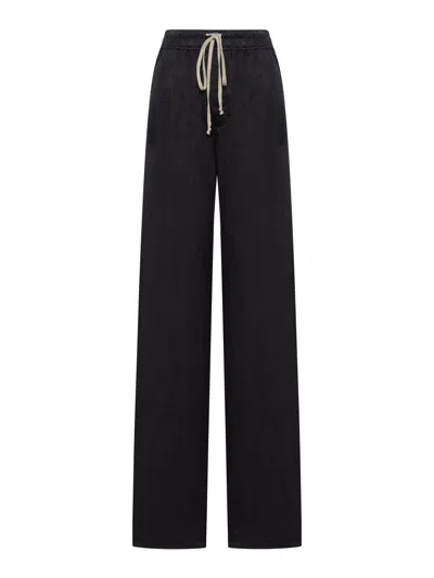Rick Owens Dietrich Trousers In Black